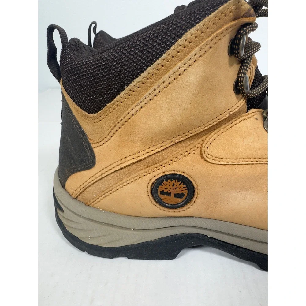 Timberland Mens‎ Waterproof Leather Hiking Boots Wheat Tan Brown 11.5 Gorpcore